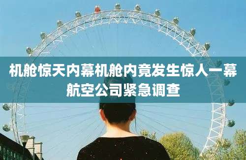 机舱惊天内幕机舱内竟发生惊人一幕航空公司紧急调查