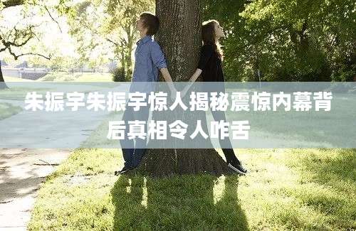 朱振宇朱振宇惊人揭秘震惊内幕背后真相令人咋舌
