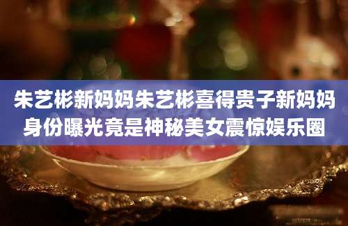 朱艺彬新妈妈朱艺彬喜得贵子新妈妈身份曝光竟是神秘美女震惊娱乐圈