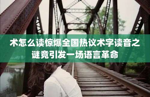 术怎么读惊爆全国热议术字读音之谜竟引发一场语言革命