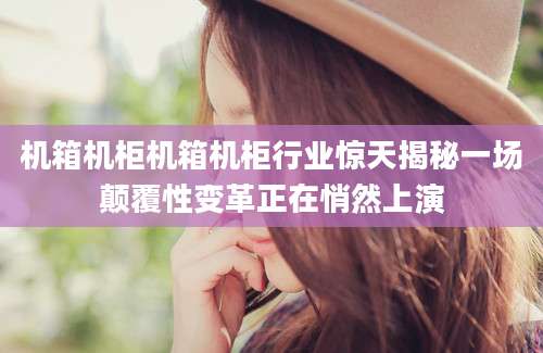 机箱机柜机箱机柜行业惊天揭秘一场颠覆性变革正在悄然上演