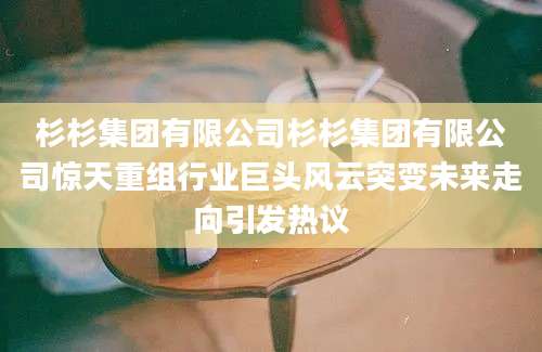 杉杉集团有限公司杉杉集团有限公司惊天重组行业巨头风云突变未来走向引发热议