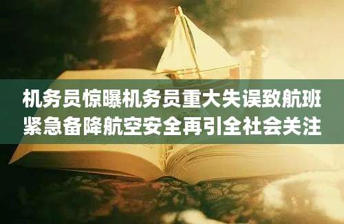 机务员惊曝机务员重大失误致航班紧急备降航空安全再引全社会关注