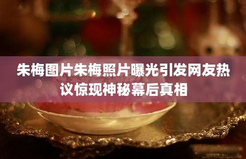 朱梅图片朱梅照片曝光引发网友热议惊现神秘幕后真相